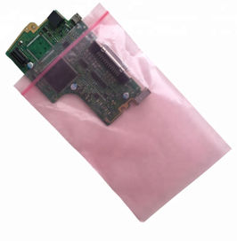 PCB 보호 0.10 밀리미터 두께 PE 핑크색 대전 방지 주머니